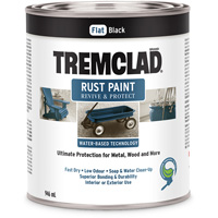 Peinture antirouille &agrave; base d'eau Tremclad, 946 ml, Canette, Noir Ontario Packaging