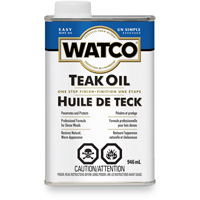 Watco&reg; Teak Oil, 946 ml, Clear, Transparent Ontario Packaging