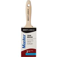 Master Trim Brush, Poly/Nylon, Wood Handle, 2-1/2" Width Ontario Packaging