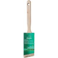 One Coat Angle Sash Brush, White China, Wood Handle, 2" Width Ontario Packaging