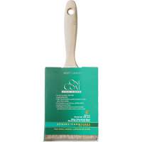 One Coat Trim & Wall Brush, White China, Wood Handle, 4" Width Ontario Packaging