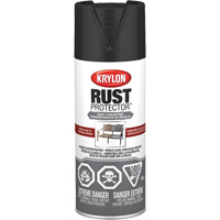 Rust Protector&reg; Rust Converter Primer, Black Primer, Very Flat, 12 oz., Aerosol Can Ontario Packaging