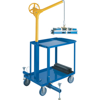 Hauts crochets élévateurs industriels avec chariot mobile, Capacité 500 lb (0,25 tonne) LS954 | Ontario Packaging