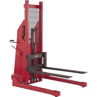 Hydraulic Stacker, Electric Operated, 1500 lbs. Capacity, 60" Max Lift LT395 | Ontario Packaging