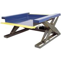 Hydraulic Floor-Height Scissor Lift Tables, Steel, 2000 lbs. Capacity LT586 | Ontario Packaging