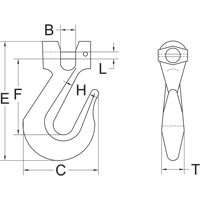 Clevis Slip Hook - Grade 70 Ontario Packaging