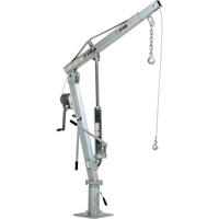 Winch Operated Truck Jib Crane, 500 lbs. (0.25 tons) Capacity, 99" Max. Clearance LU496 | Ontario Packaging