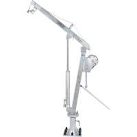 Winch Operated Truck Jib Crane, 1000 lbs. (0.5 tons) Capacity, 97" Max. Clearance Ontario Packaging