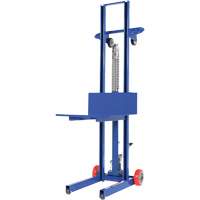 Gerbeur hydraulique &agrave; plateforme, M&eacute;canisme Pompe au pied, Capacit&eacute; de 400 lb, Levage max de 51-1/8" Ontario Packaging