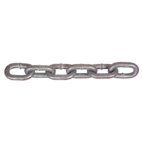 Hot-Dipped Galvanized Chains, Carbon Steel, 5/8" x 150' (45.7 m) L, Grade 30, 6900 lbs. (3.45 tons) Load Capacity Ontario Packaging