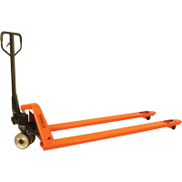 Long Fork Pallet Truck, 70" L x 27" W, 4400 lbs. Capacity Ontario Packaging