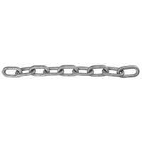 Chaîne &agrave; maillon droit, Acier &agrave; faible teneur en carbone, 1/8" x 1000' (304,8 m) l, Calibre 30, Charge d'utilisation 400 lb (0,2 tonne) Ontario Packaging