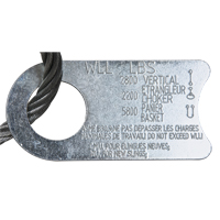 Wire Rope Lifting Sling - Eye & Eye Galvanized Ontario Packaging