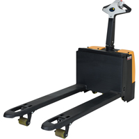Fully Powered Electric Pallet Truck, 3000 lbs. Cap., 47" L x 25" W LV534 | Ontario Packaging