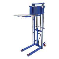 Hefti-Lift Load Stacker, Foot Pump Operated, 1500 lbs. Capacity, 63" Max Lift Ontario Packaging