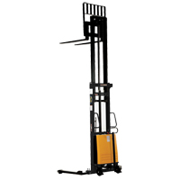 Fork Lift Stacker, Electric Operated, 2000 lbs. Capacity, 137" Max Lift Ontario Packaging