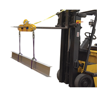 Forklift Lifting Beam, 7" x 2-1/2" Fork Pocket Ontario Packaging