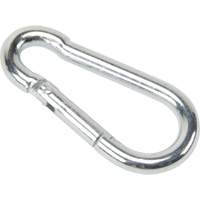 Zinc Plated Snap Hook, 220 lbs (0.11 tons) Working Load Limit, 3/16" Size, 5/16" Eye LW273 | Ontario Packaging