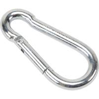 Zinc Plated Snap Hook, 500 lbs (0.25 tons) Working Load Limit, 5/16" Size, 1/2" Eye LW275 | Ontario Packaging