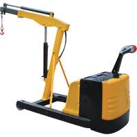 Electric Powered Floor Crane, 8.8' Lift, 1500 lbs. (0.75 tons), 44-1/4" Arm, 62-1/4" H Ontario Packaging