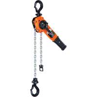 Series 653™-A Ratchet Lever Hoist, 5' Lift, 1500 lbs. (0.75 tons) Capacity, Steel Chain LW423 | Ontario Packaging