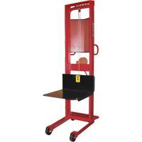 Winch Stacker, Hand Winch Operated, 1000 lbs. Capacity, 70" Max Lift LW437 | Ontario Packaging