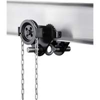 HTG Geared Clevis Trolley, 4409 lbs. (2 tons) Capacity, 2-39/64" - 8-43/64" LW530 | Ontario Packaging