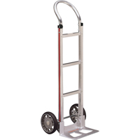 Knocked Down Hand Truck, Continuous Handle, Aluminum, 48" Height, 500 lbs. Capacity Ontario Packaging