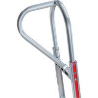 Knocked Down Hand Truck, P-Handle Handle, Aluminum, 52" Height, 500 lbs. Capacity Ontario Packaging