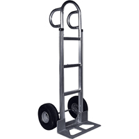 Knocked Down Hand Truck, P-Handle Handle, Aluminum, 55" Height, 500 lbs. Capacity Ontario Packaging