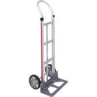 Knocked Down Hand Truck, Continuous Handle, Aluminum, 48" Height, 500 lbs. Capacity Ontario Packaging