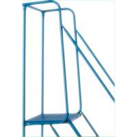 CSA-Certified Rolling Step Ladder with Locking Step, 8 Steps, 30" Step Width, 72" Platform Height, Steel Ontario Packaging