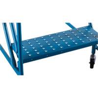 CSA-Certified Rolling Step Ladder with Locking Step, 8 Steps, 30" Step Width, 72" Platform Height, Steel Ontario Packaging