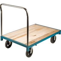Heavy-Duty Platform Truck, 48" L x 30" W, 2000 lbs. Capacity, Rubber Casters Ontario Packaging