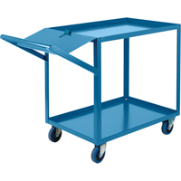 Order Picking Carts, 36" H x 24" W x 64" D, 2 Shelves, 1200 lbs. Capacity Ontario Packaging
