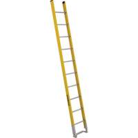 Single Section Straight Ladder - 6100 Series, 10', Fibreglass, 375 lbs., CSA Grade 1AA Ontario Packaging