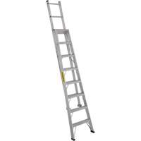2700 Series Industrial Duty Multi-Way Ladders, 8', Aluminum, 250 lbs. Cap., ANSI 1, CSA 1 MF404 | Ontario Packaging