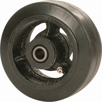 Mold-on Rubber Wheel, 4" (102 mm) Dia. x 1-1/2" (38 mm) W, 350 lbs. (158 kg.) Capacity MG553 | Ontario Packaging