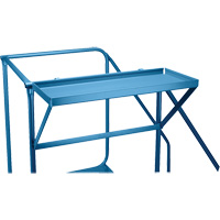 Mechanics/Maintenance Rolling Ladder, Steel, 4 Steps, 38" Platform Height Ontario Packaging