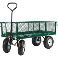 Wagons With Fold-Down Racks, 24" W x 48" L, 800 lbs. Capacity MH238 | Ontario Packaging