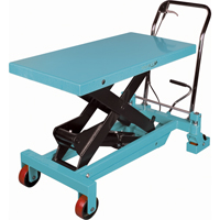 Table &eacute;l&eacute;vatrice robuste &agrave; ciseaux hydraulique, 40" lo x 20-1/8" la, Acier, Capacit&eacute; 2200 lb Ontario Packaging