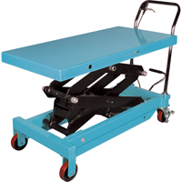 Heavy-Duty Hydraulic Scissor Lift Table, 48" L x 24" W, Steel, 1545 lbs. Capacity Ontario Packaging