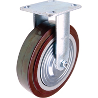 Caster, Rigid, 8" (203.2 mm), Polyurethane, 1000 lbs. (453.6 kg.) Ontario Packaging