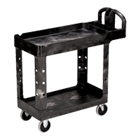 Heavy Duty Utility Cart - 4500-88, 2 Tiers, 17-1/8" x 33-1/4" x 39", 500 lbs. Capacity ML448 | Ontario Packaging