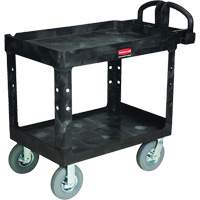 Heavy-Duty Utility Cart, 2 Tiers, 25-1/4" x 37-1/8 x 36-3/8", 500 lbs. Capacity ML452 | Ontario Packaging