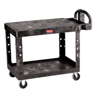 Flat Shelf Heavy Duty Utility Cart - 4525-00, 2 Tiers, 25-7/8" x 33-3/10" x 43-9/10", 500 lbs. Capacity ML458 | Ontario Packaging