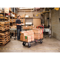 Heavy-Duty Platform Truck, 36" L x 24" W, 1000 lbs. Cap., Rubber Wheels Ontario Packaging