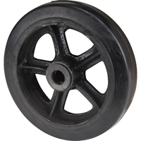 Mold-On Rubber Wheel, 8" (203 mm) Dia. x 2" (51 mm) W, 400 lbs. (181 kg.) Capacity ML813 | Ontario Packaging