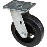 Mold-on Caster, Swivel, 6" (152.4 mm), Rubber, 550 lbs. (249 kg.) Ontario Packaging