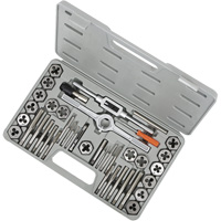 TD40H SAE HSS Tap & Alloy Die Set, 40 Pieces Ontario Packaging